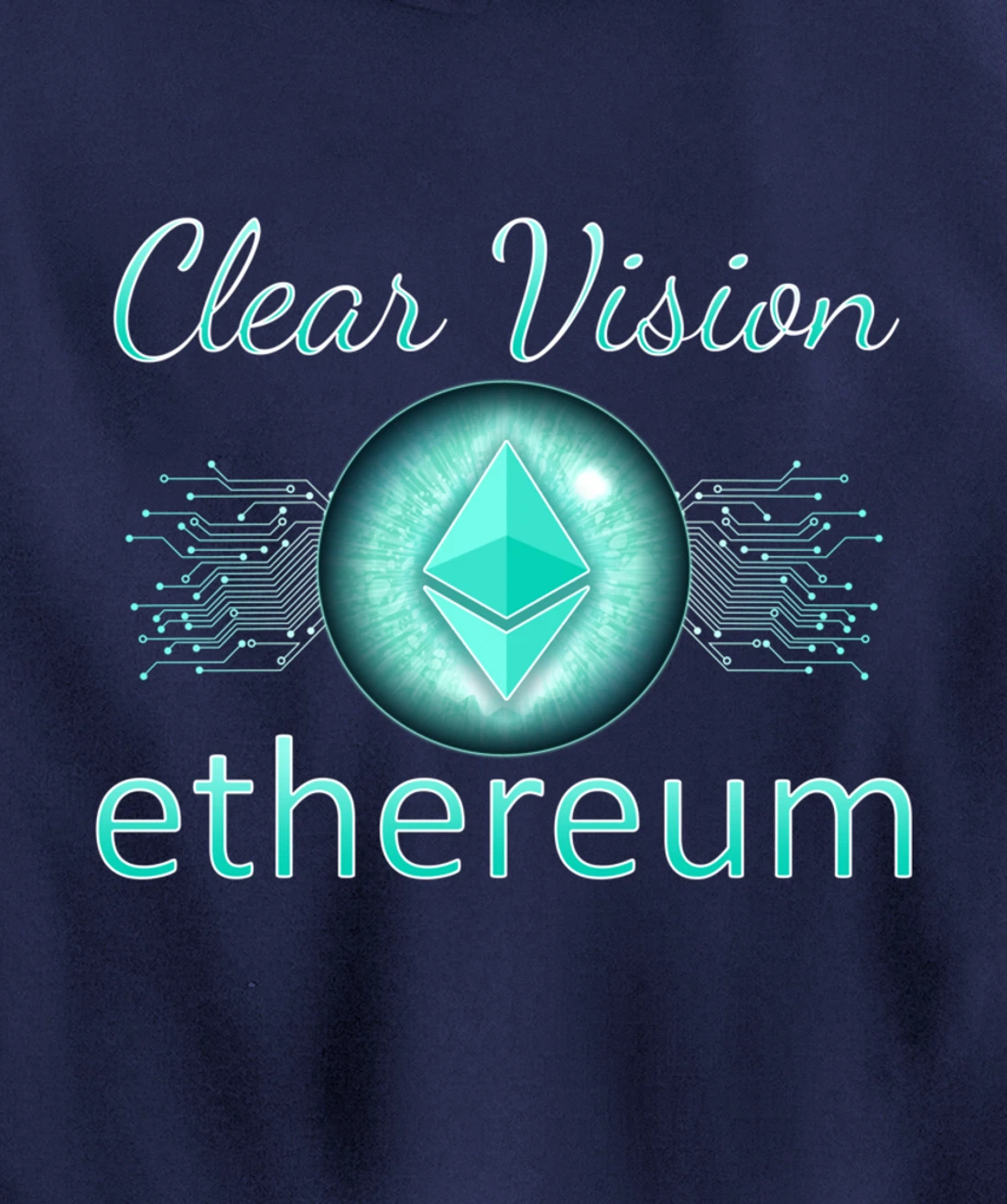 Ethereum Shirt Crypto Shirts for Men Women Crypto Shirt ETH Pullover Hoodie