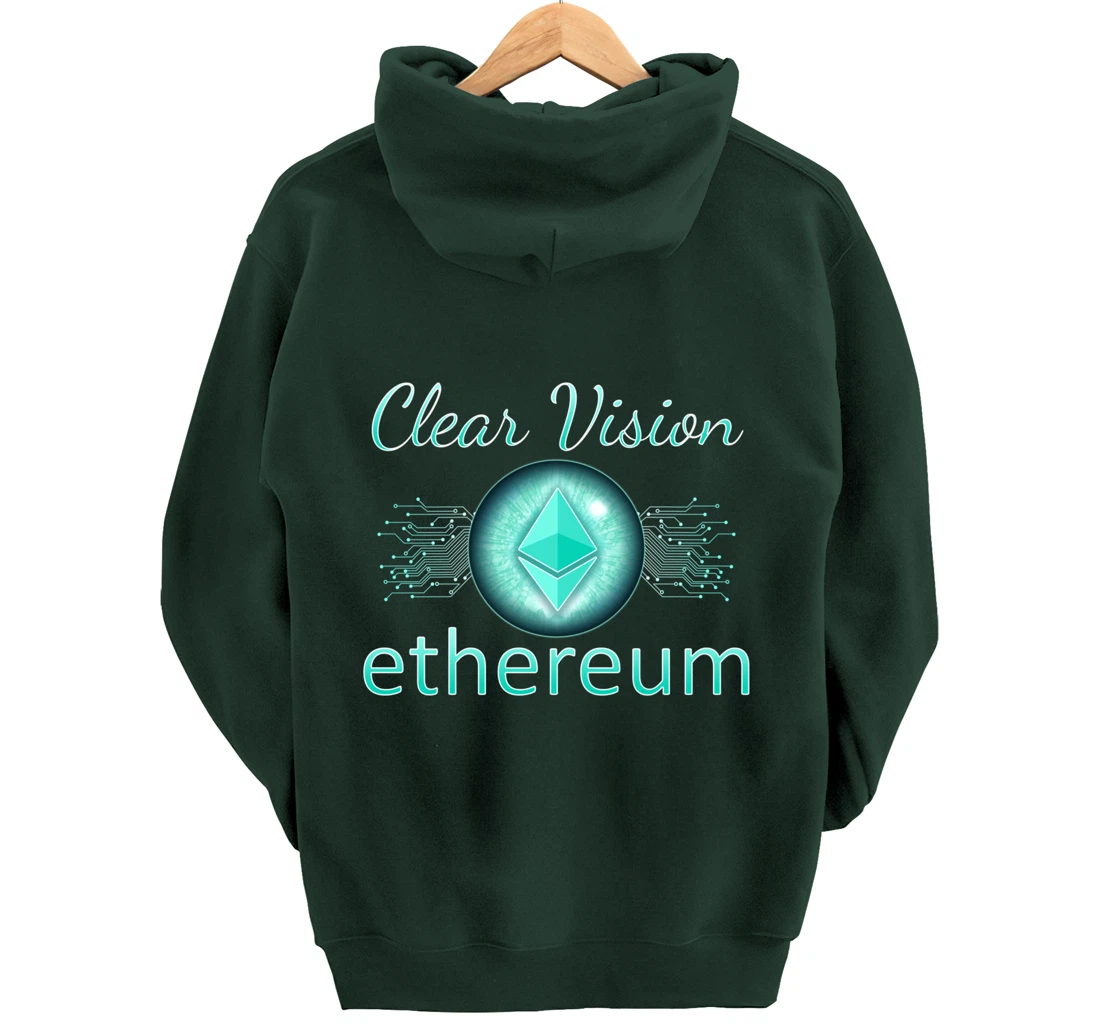 Ethereum Shirt Crypto Shirts for Men Women Crypto Shirt ETH Pullover Hoodie