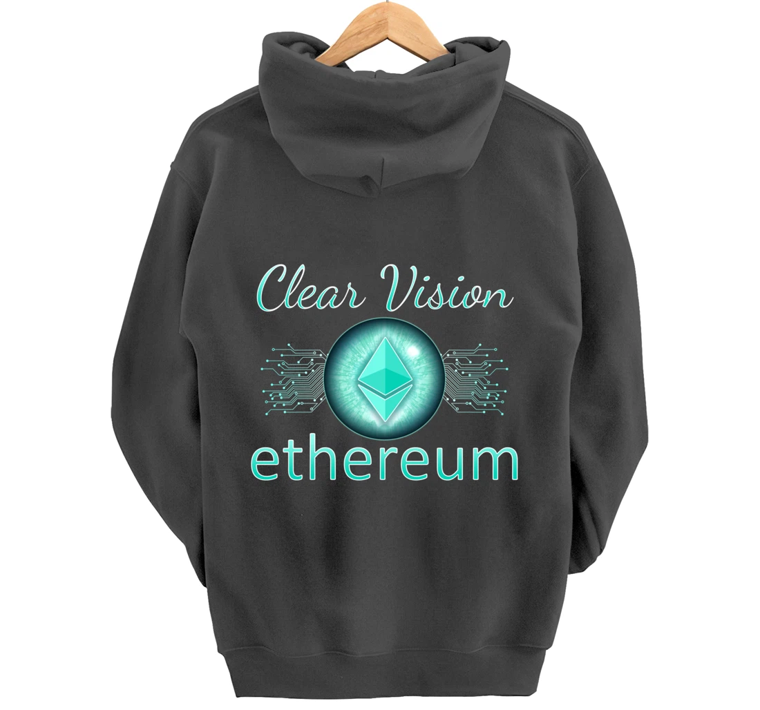 Ethereum Shirt Crypto Shirts for Men Women Crypto Shirt ETH Pullover Hoodie