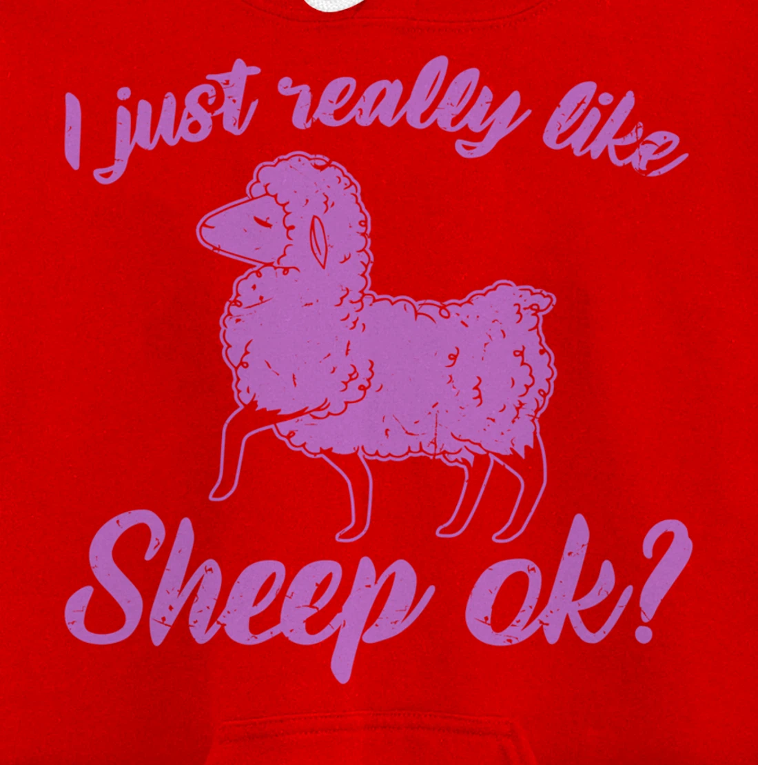 I Just Really Like Sheep Pullover Hoodie