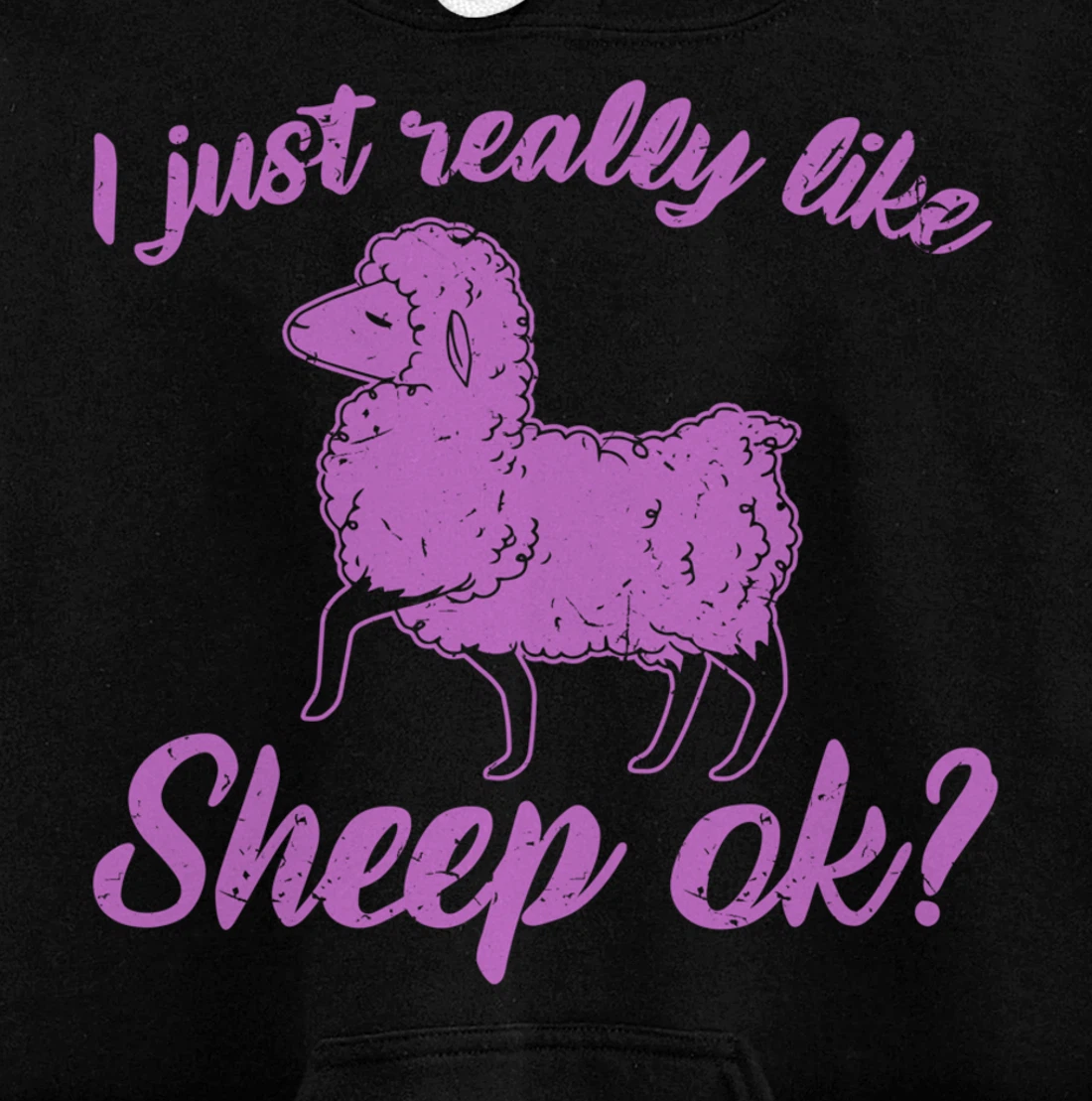I Just Really Like Sheep Pullover Hoodie