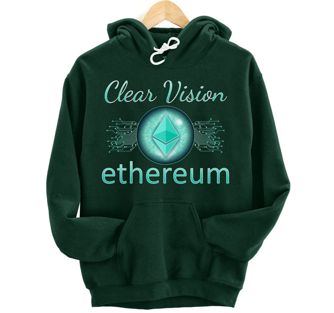 Ethereum Shirt Crypto Shirts for Men Women Crypto Shirt ETH Pullover Hoodie