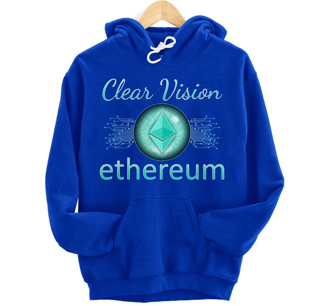 Ethereum Shirt Crypto Shirts for Men Women Crypto Shirt ETH Pullover Hoodie