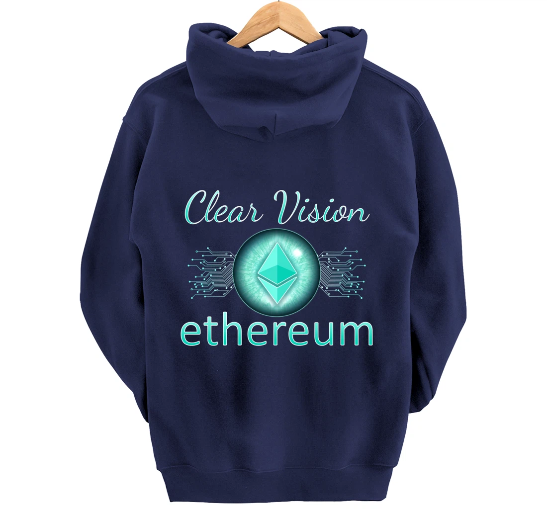Ethereum Shirt Crypto Shirts for Men Women Crypto Shirt ETH Pullover Hoodie