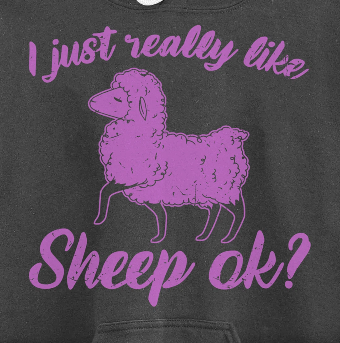 I Just Really Like Sheep Pullover Hoodie