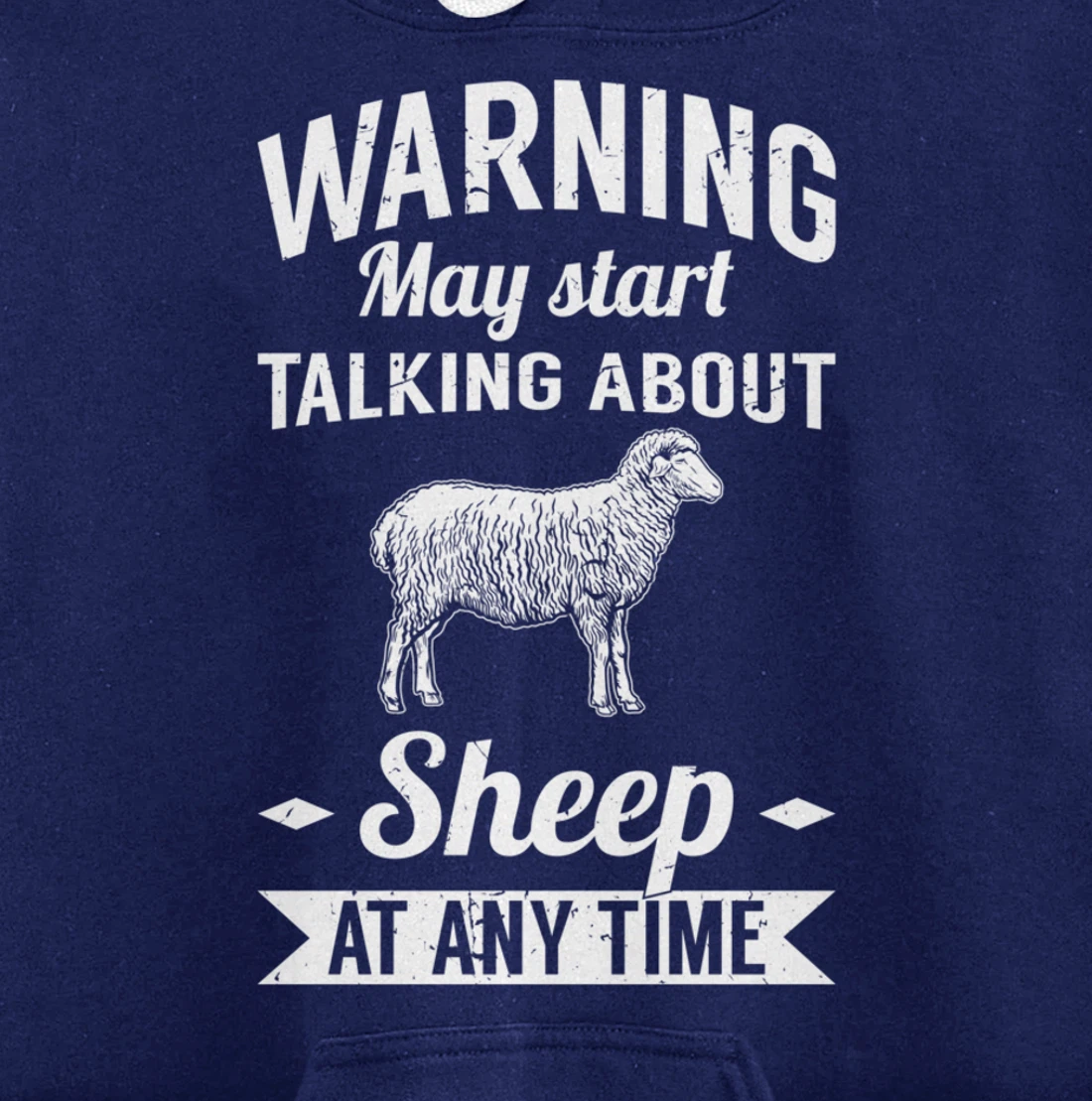 Farm Animals May Start Talking About Sheep Pullover Hoodie