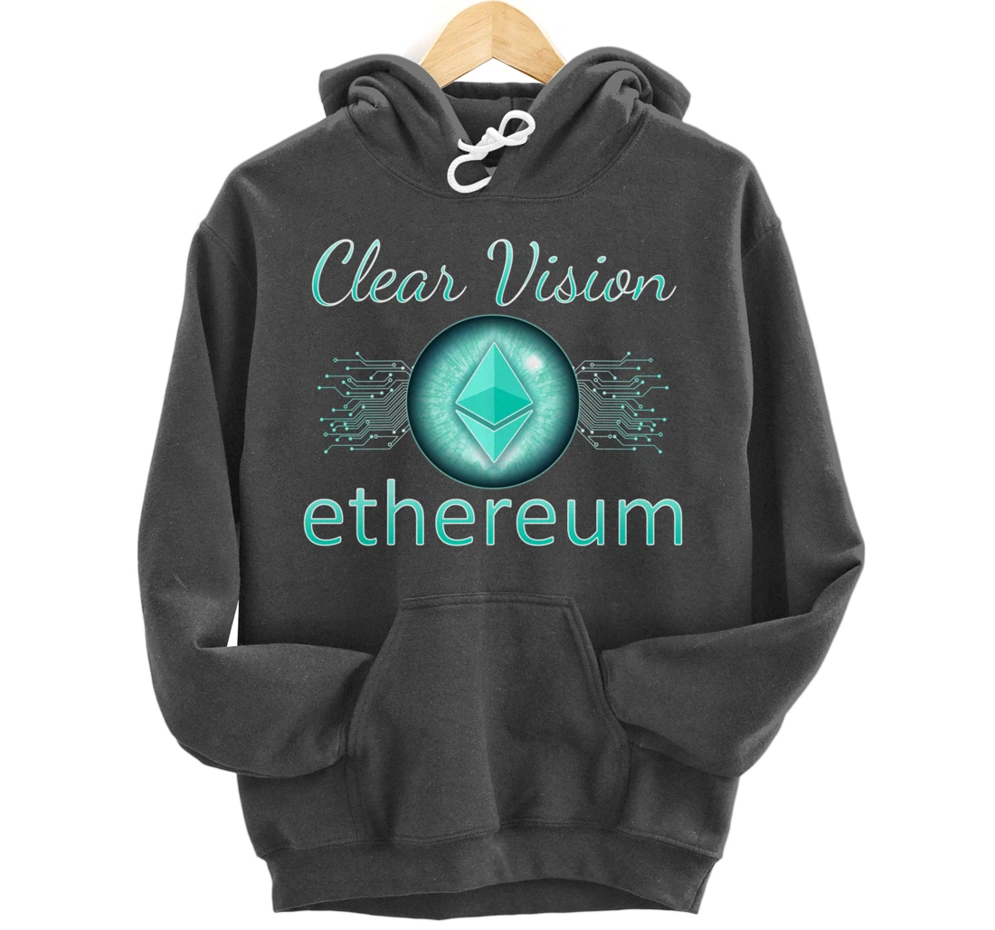 Ethereum Shirt Crypto Shirts for Men Women Crypto Shirt ETH Pullover Hoodie