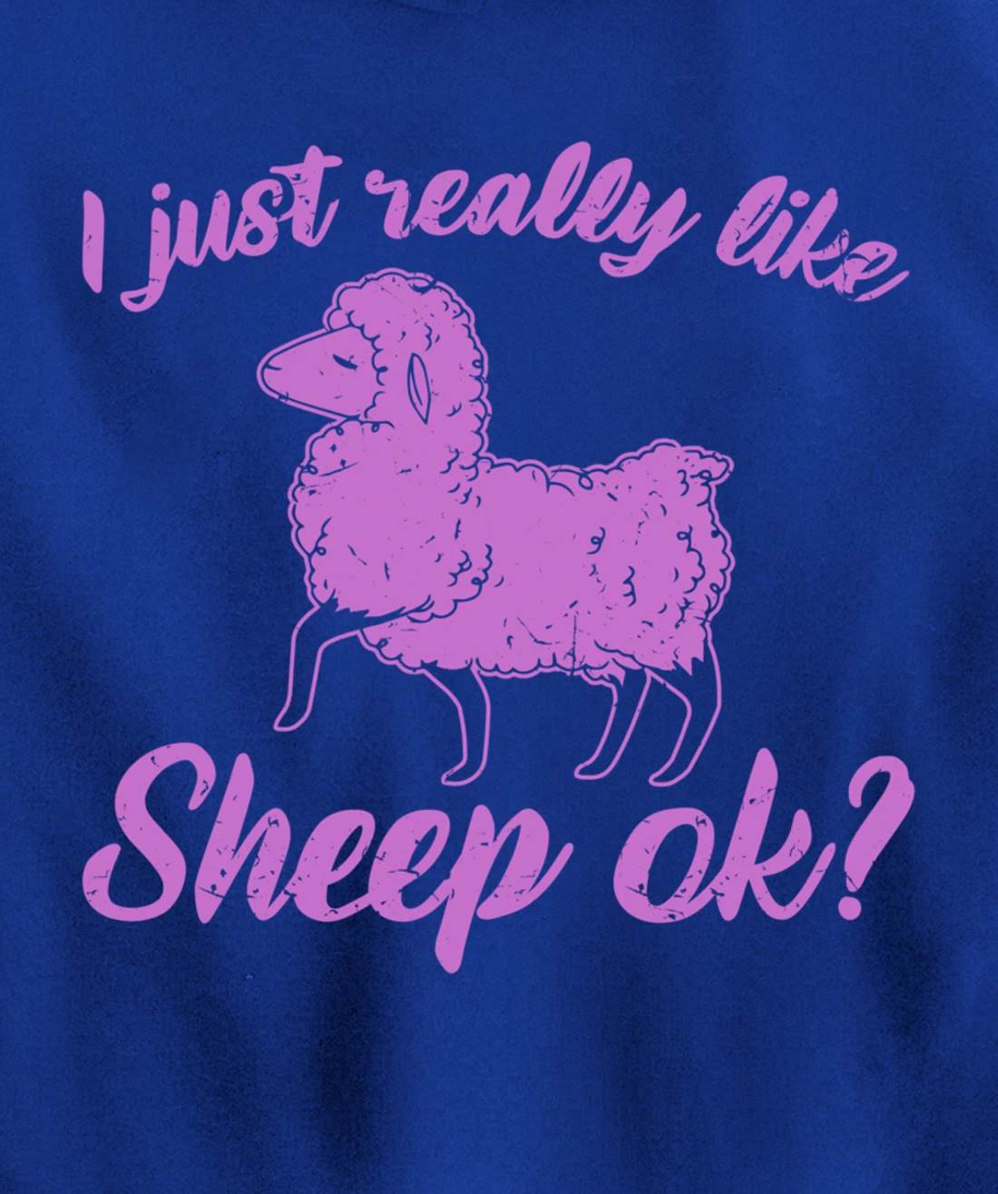 I Just Really Like Sheep Pullover Hoodie