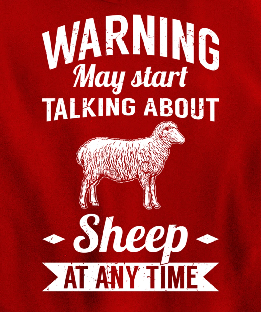 Farm Animals May Start Talking About Sheep Pullover Hoodie