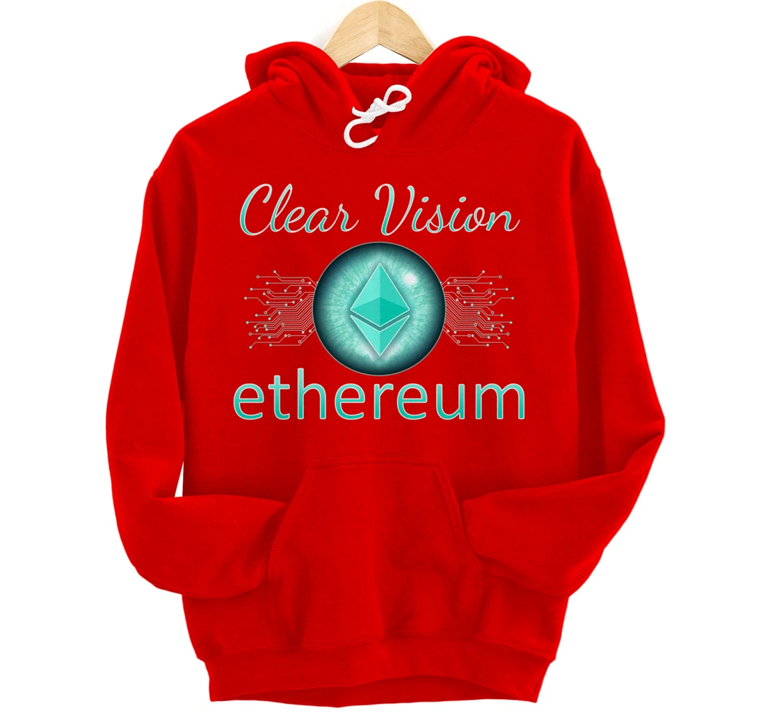 Ethereum Shirt Crypto Shirts for Men Women Crypto Shirt ETH Pullover Hoodie
