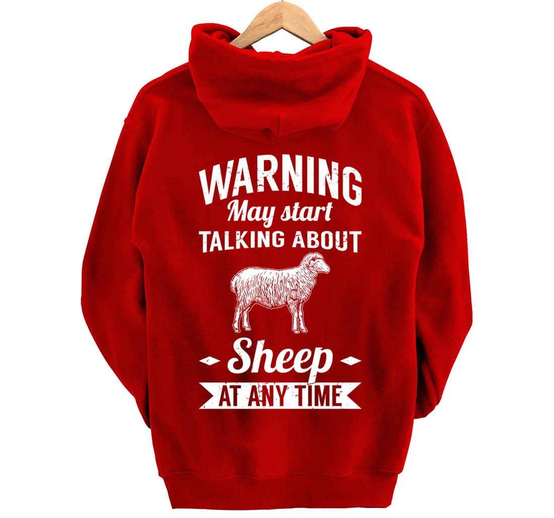 Farm Animals May Start Talking About Sheep Pullover Hoodie