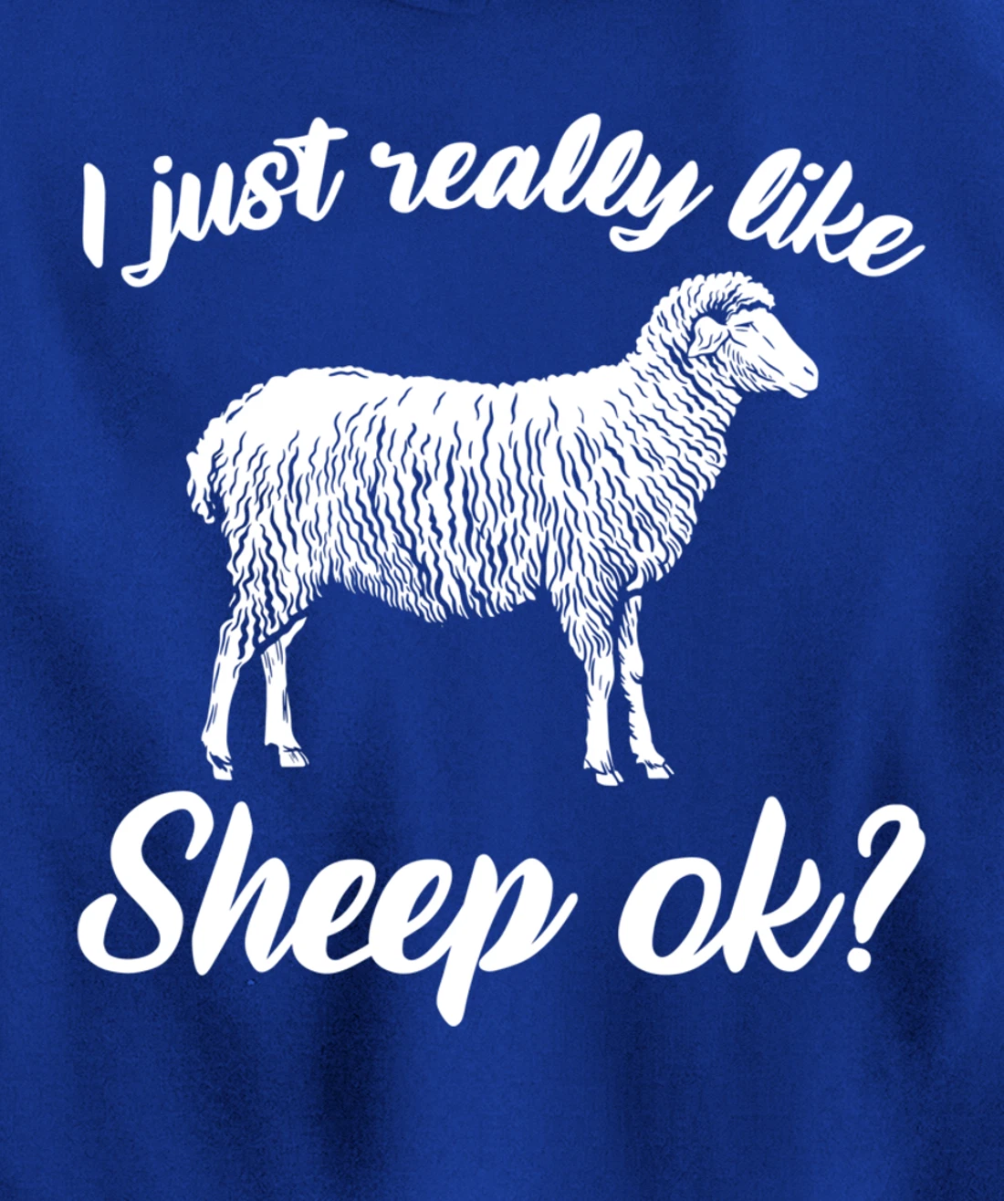 Funny Farming Animals I Just Really Like Sheep Pullover Hoodie