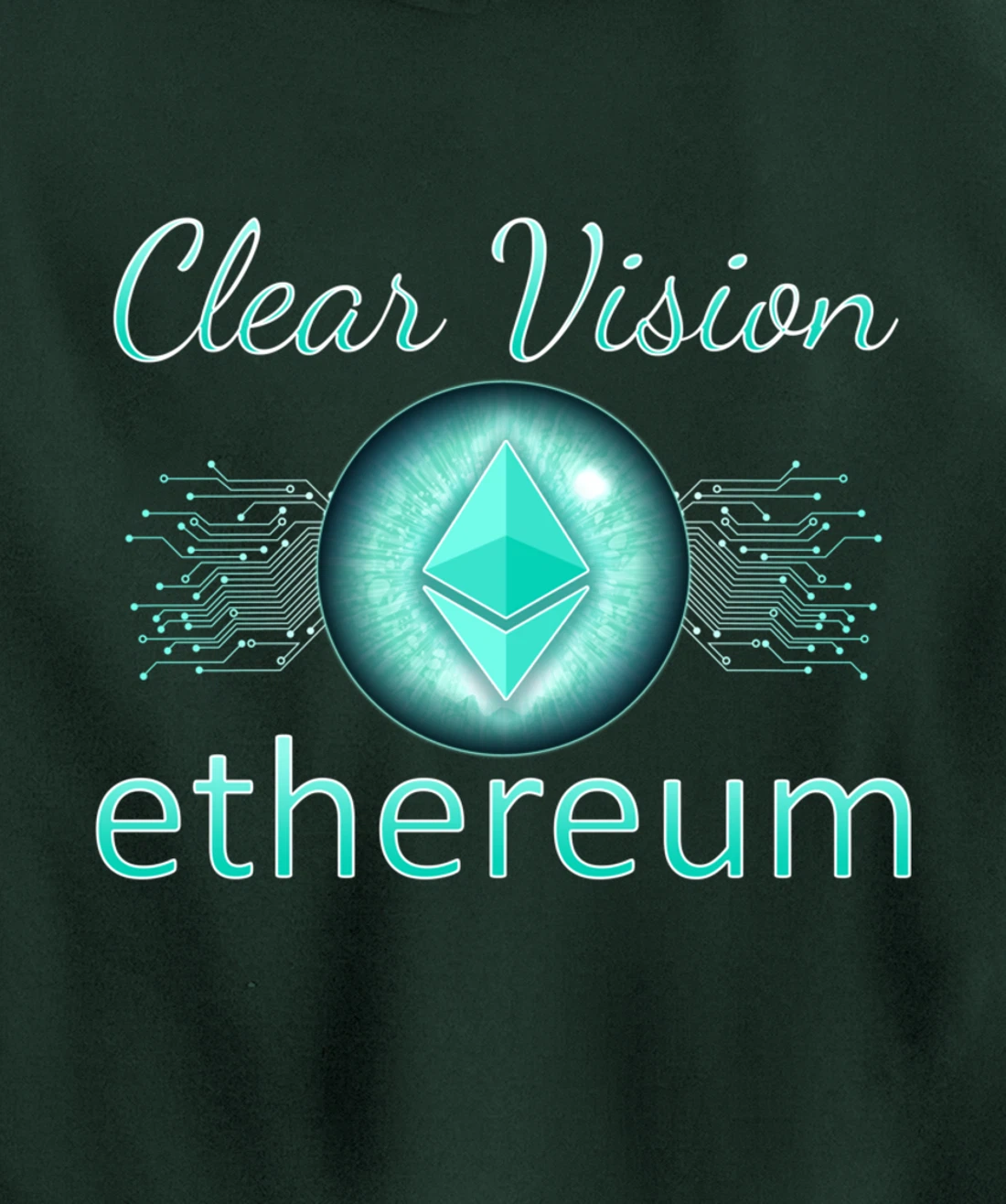 Ethereum Shirt Crypto Shirts for Men Women Crypto Shirt ETH Pullover Hoodie