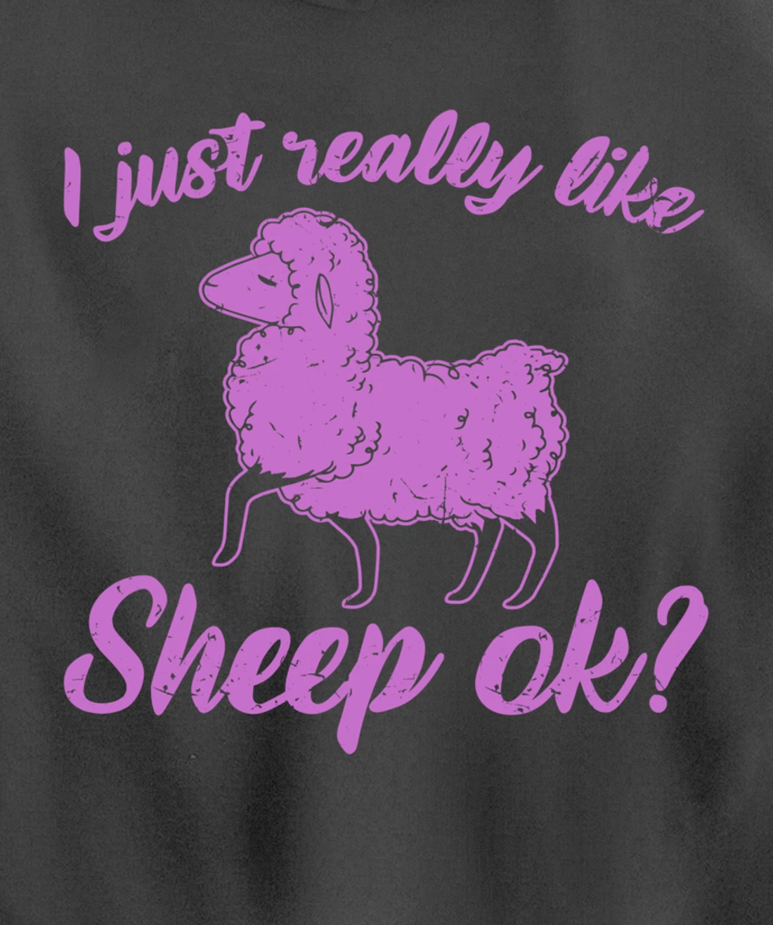 I Just Really Like Sheep Pullover Hoodie