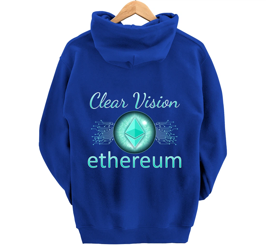 Ethereum Shirt Crypto Shirts for Men Women Crypto Shirt ETH Pullover Hoodie