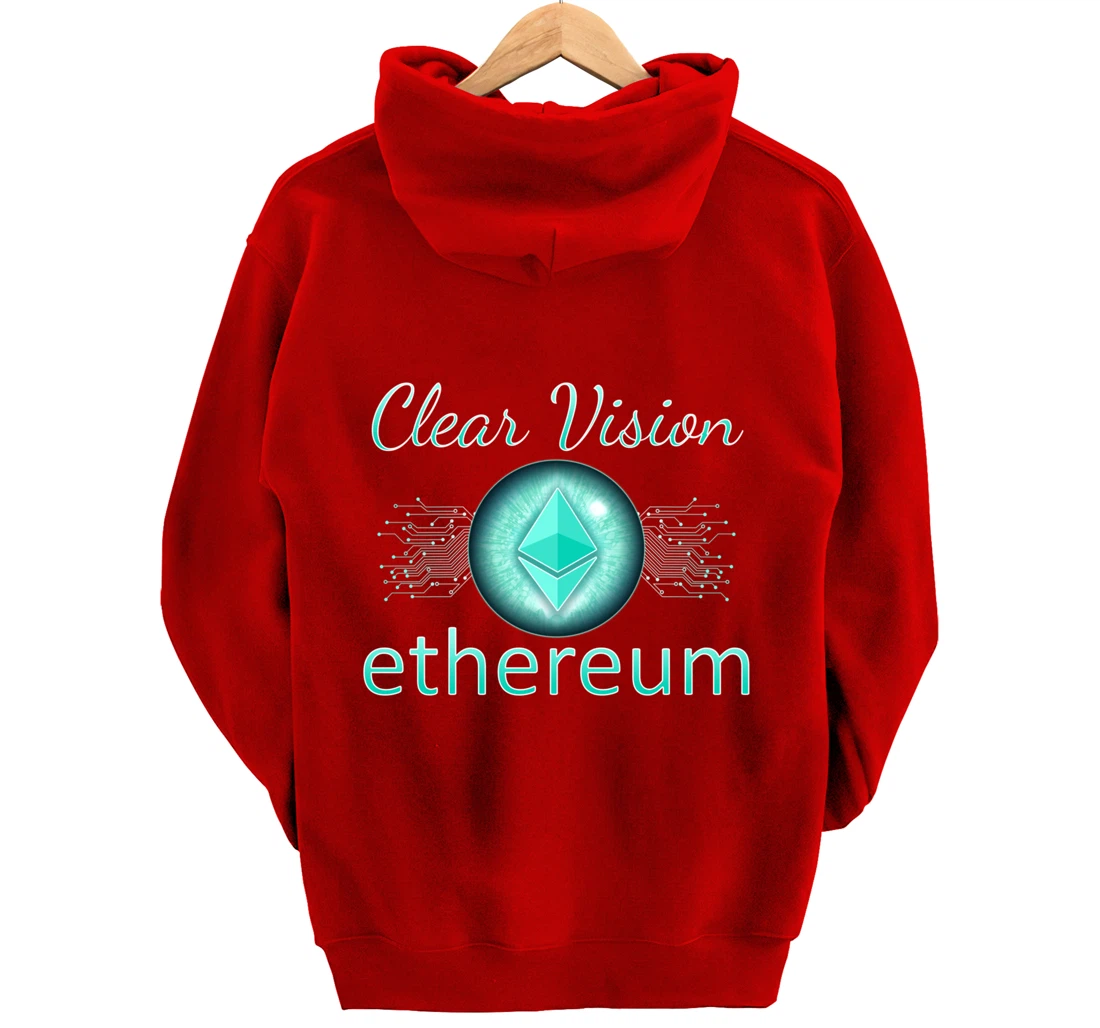 Ethereum Shirt Crypto Shirts for Men Women Crypto Shirt ETH Pullover Hoodie