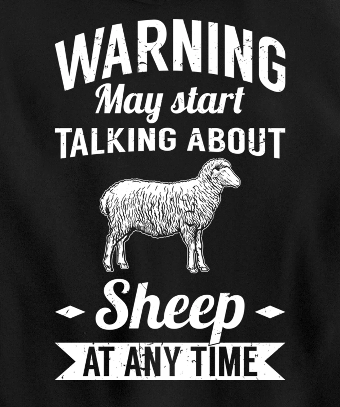 Farm Animals May Start Talking About Sheep Pullover Hoodie