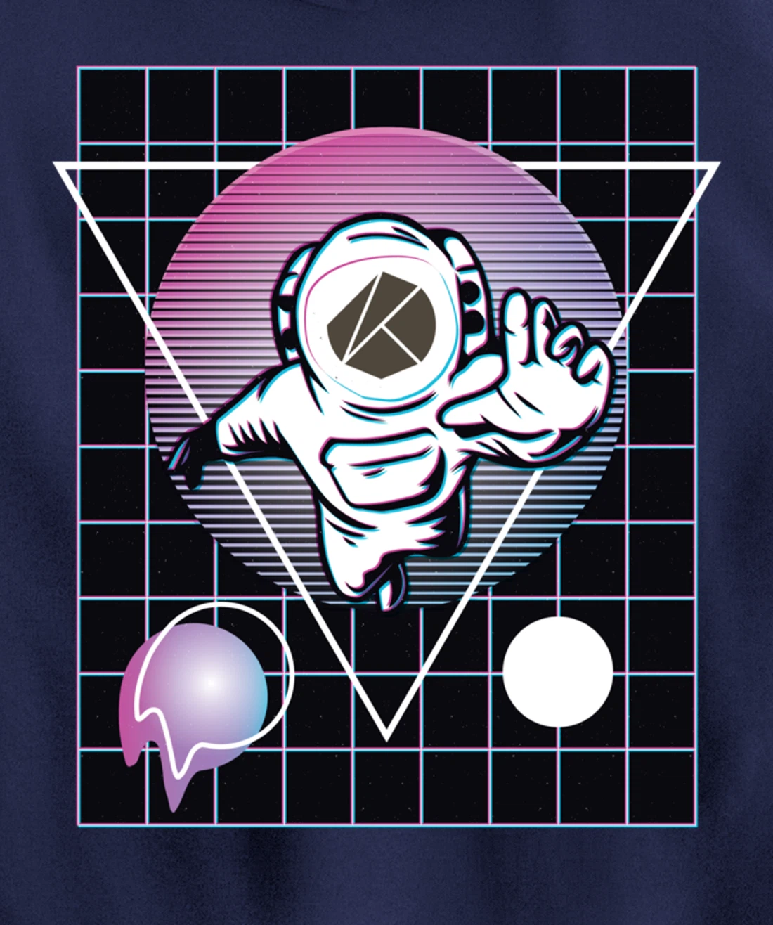 Klaytn Crypto Astronaut Outer Space Pullover Hoodie