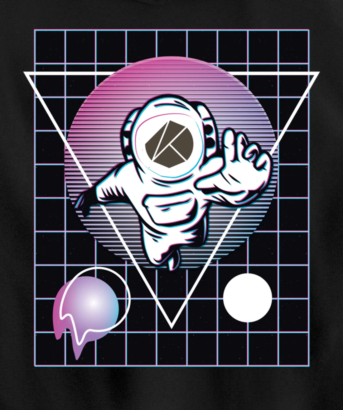 Klaytn Crypto Astronaut Outer Space Pullover Hoodie