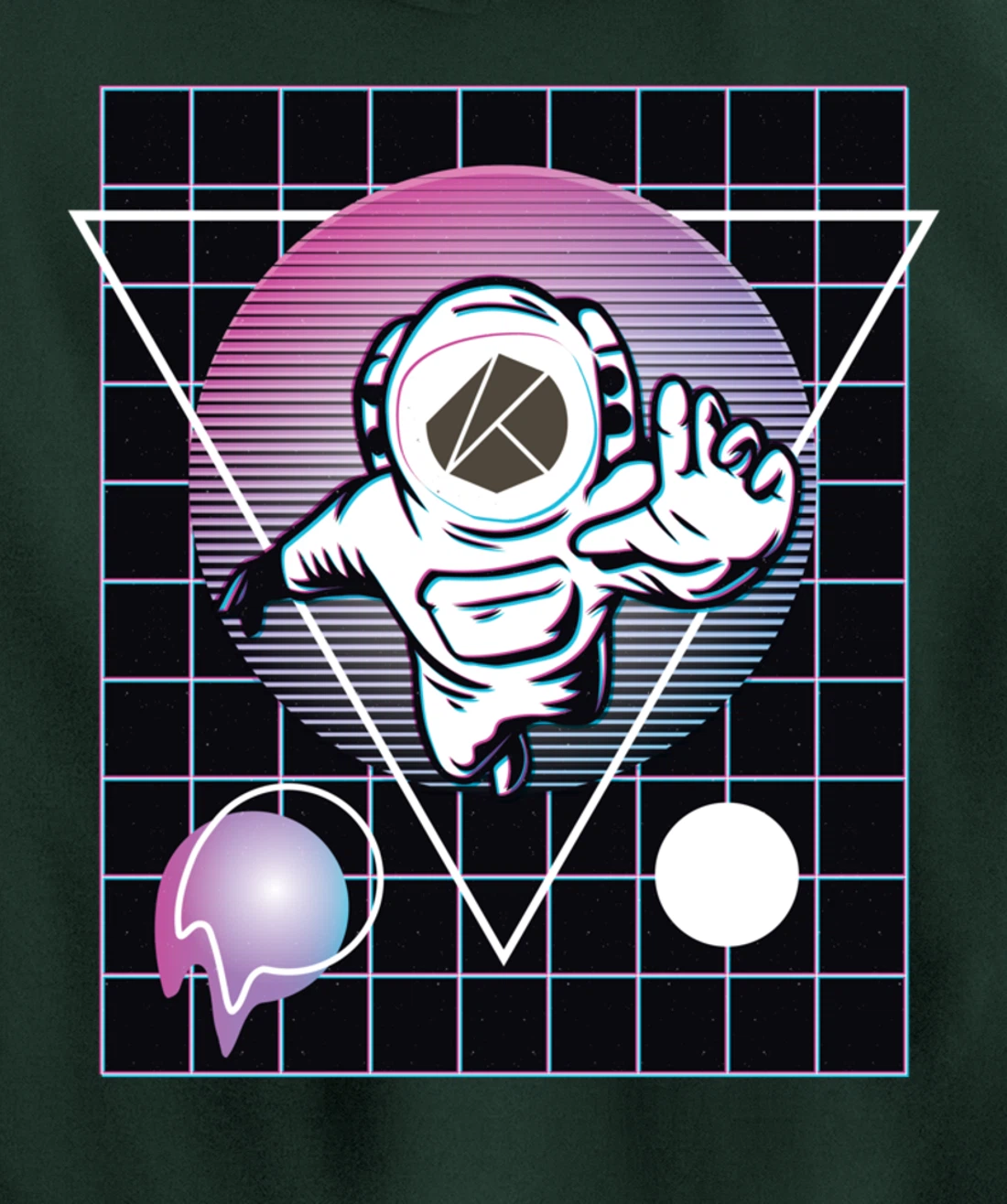 Klaytn Crypto Astronaut Outer Space Pullover Hoodie