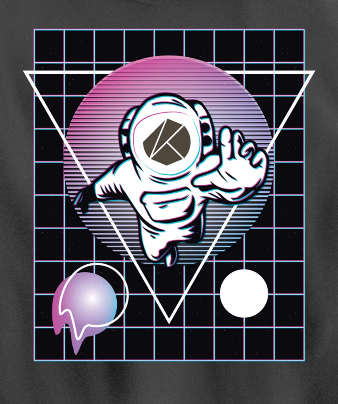 Klaytn Crypto Astronaut Outer Space Pullover Hoodie