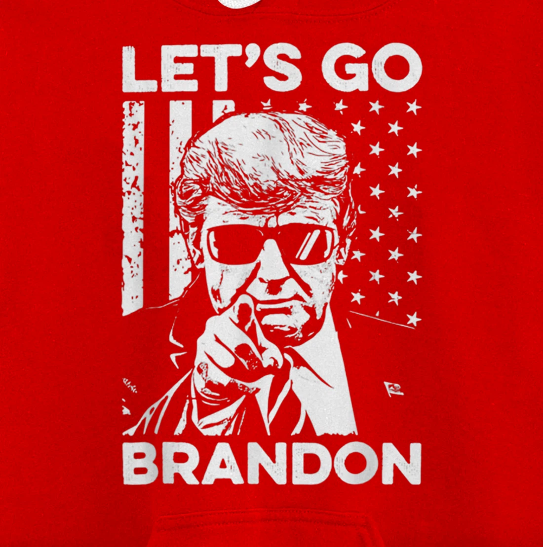 Let's Go Branson Brandon Conservative Anti Liberal US Flag Pullover Hoodie
