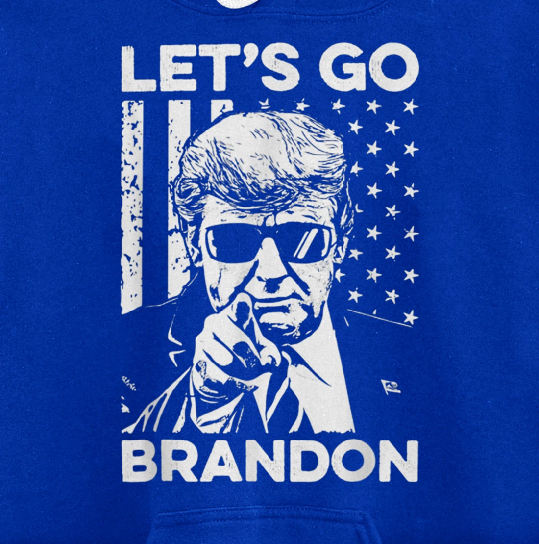 Let's Go Branson Brandon Conservative Anti Liberal US Flag Pullover Hoodie