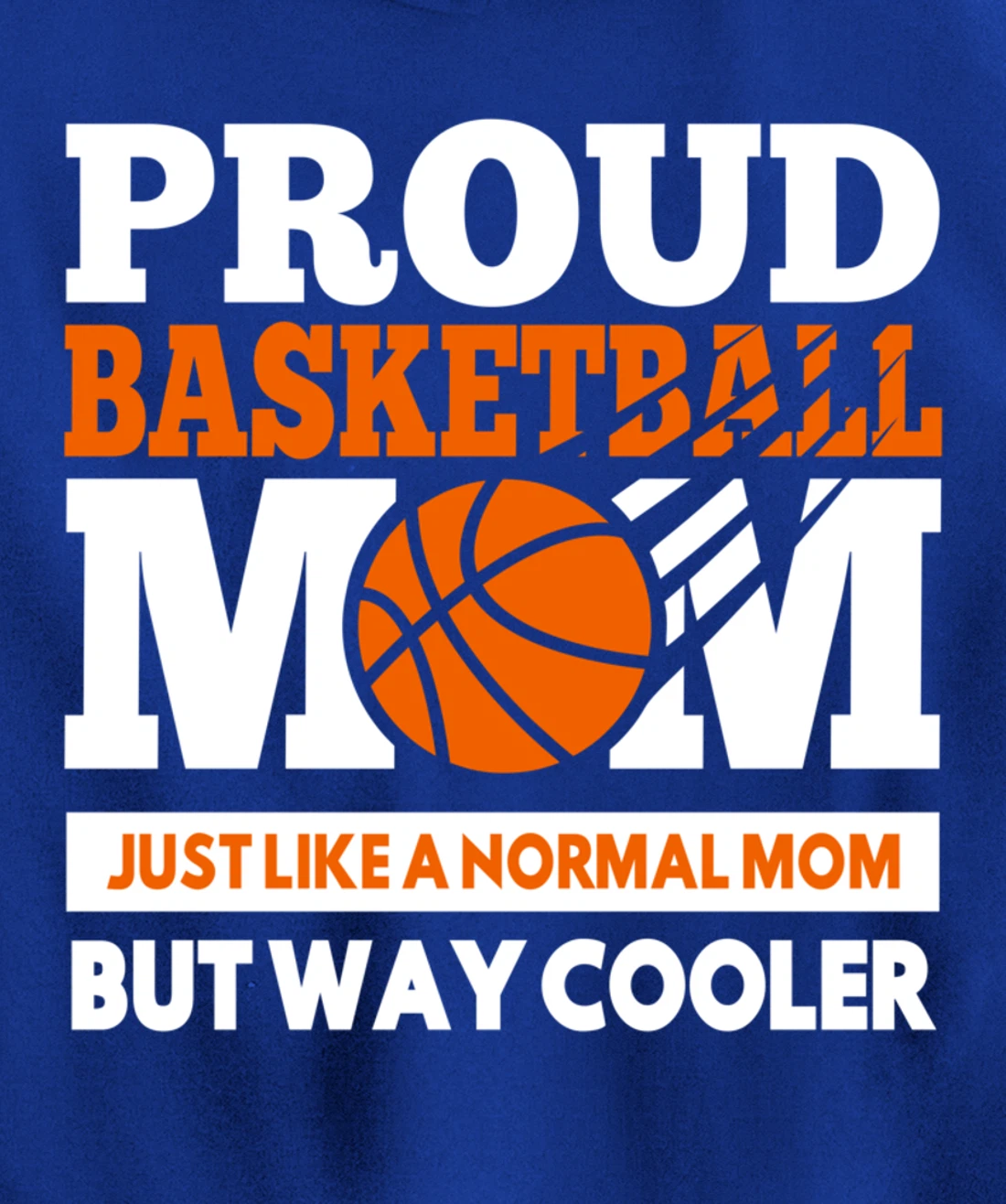 Proud Basketball Player Mom Funny Gift For Mother's Pullover Hoodie