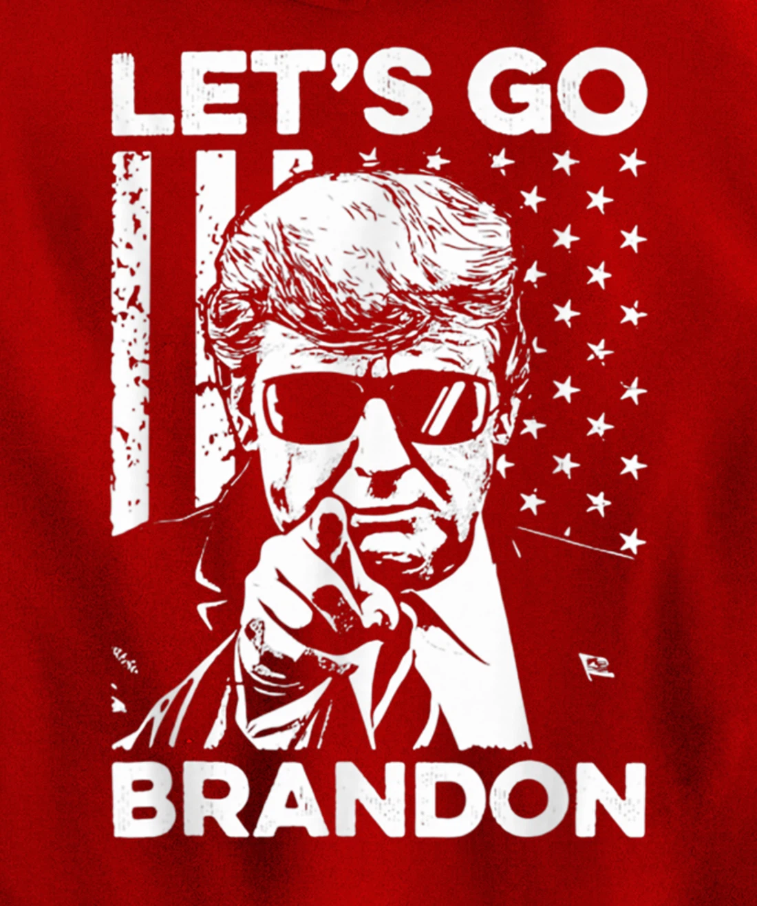 Let's Go Branson Brandon Conservative Anti Liberal US Flag Pullover Hoodie