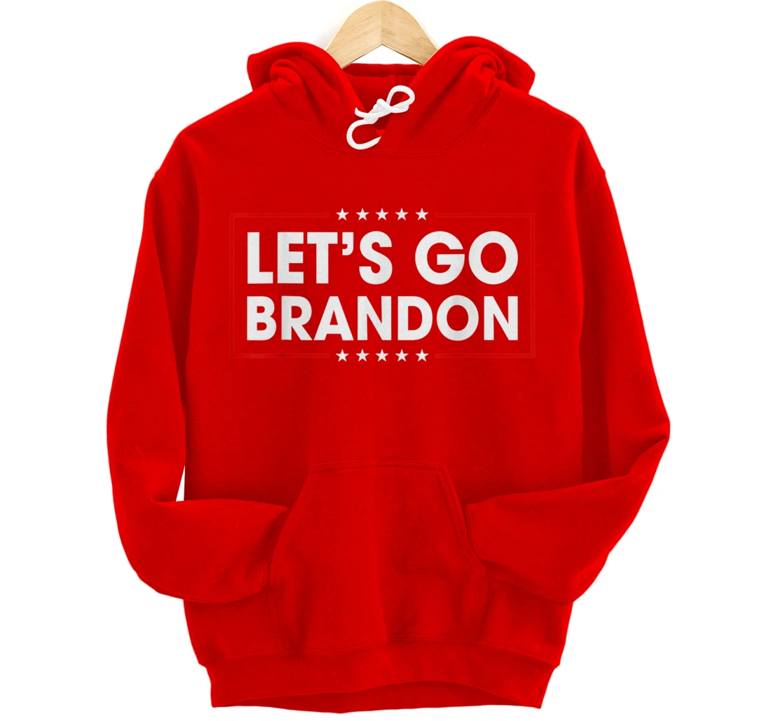Let's Go Branson Brandon Conservative US Flag Pullover Hoodie