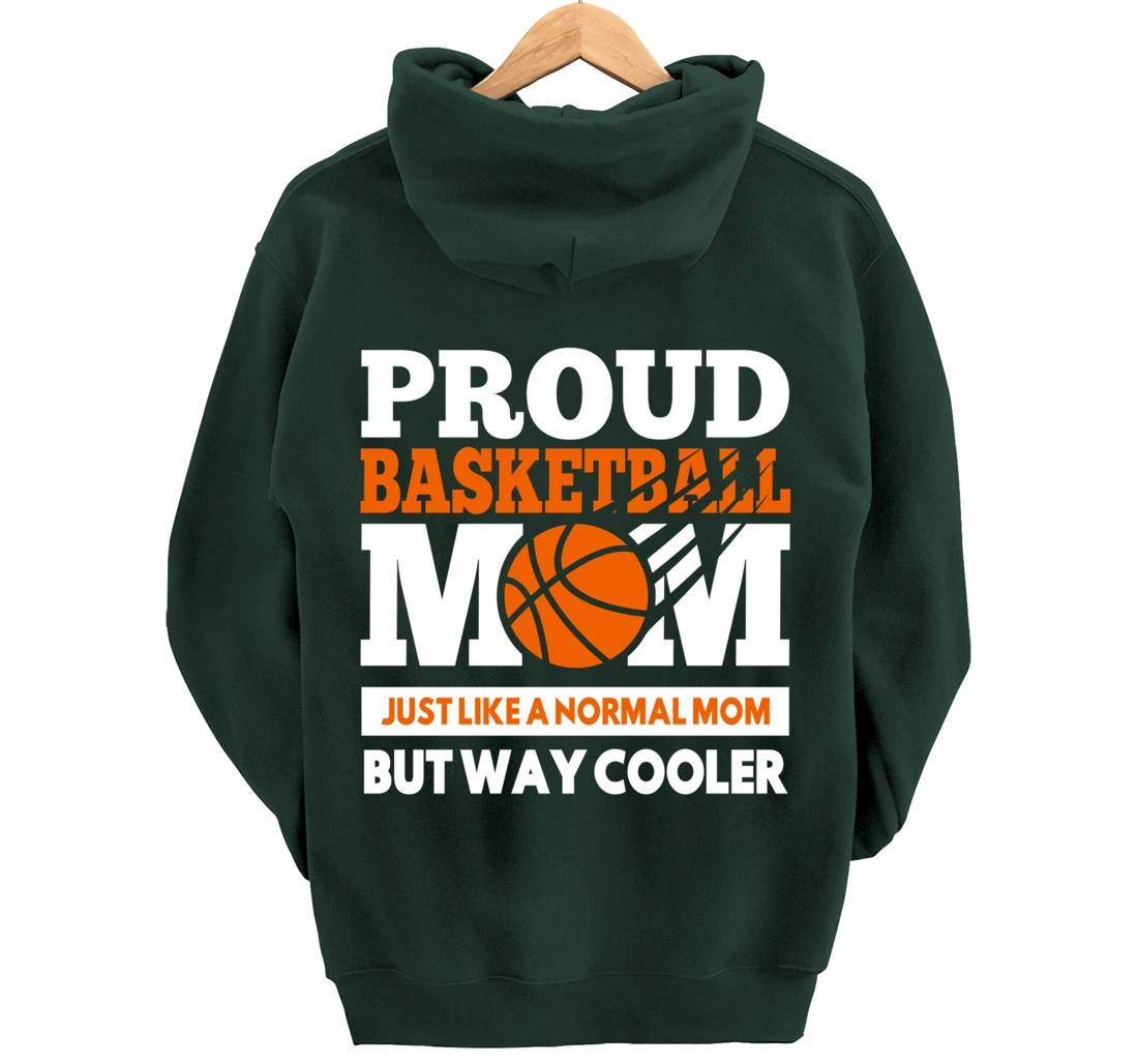 Proud Basketball Player Mom Funny Gift For Mother's Pullover Hoodie