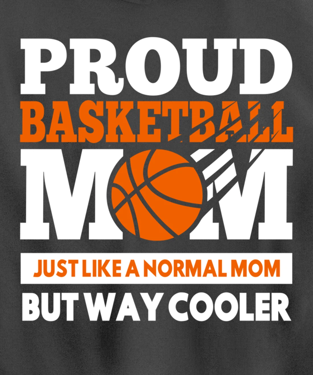 Proud Basketball Player Mom Funny Gift For Mother's Pullover Hoodie
