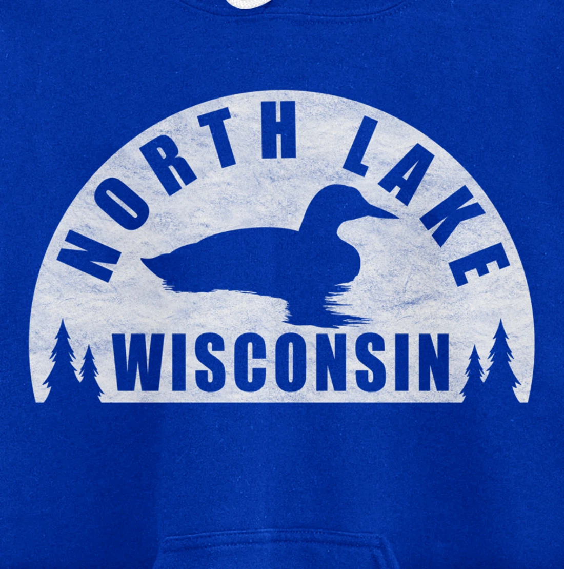 North Lake Northern Wisconsin Loon Pullover Hoodie