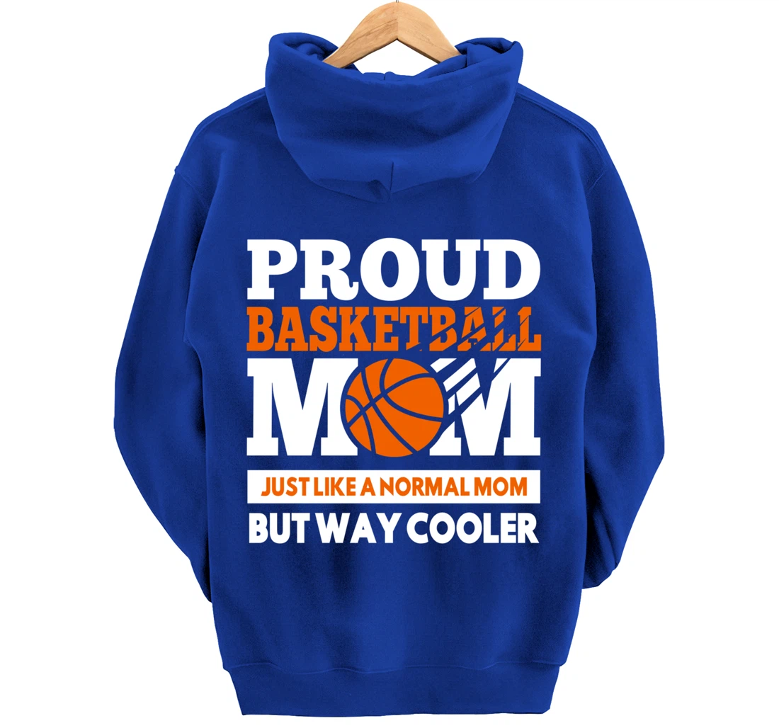 Proud Basketball Player Mom Funny Gift For Mother's Pullover Hoodie
