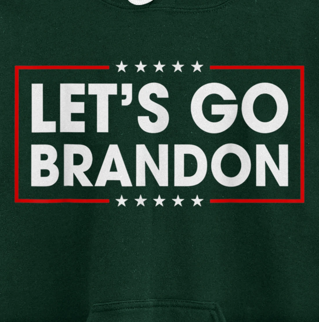 Let's Go Branson Brandon Conservative US Flag Pullover Hoodie