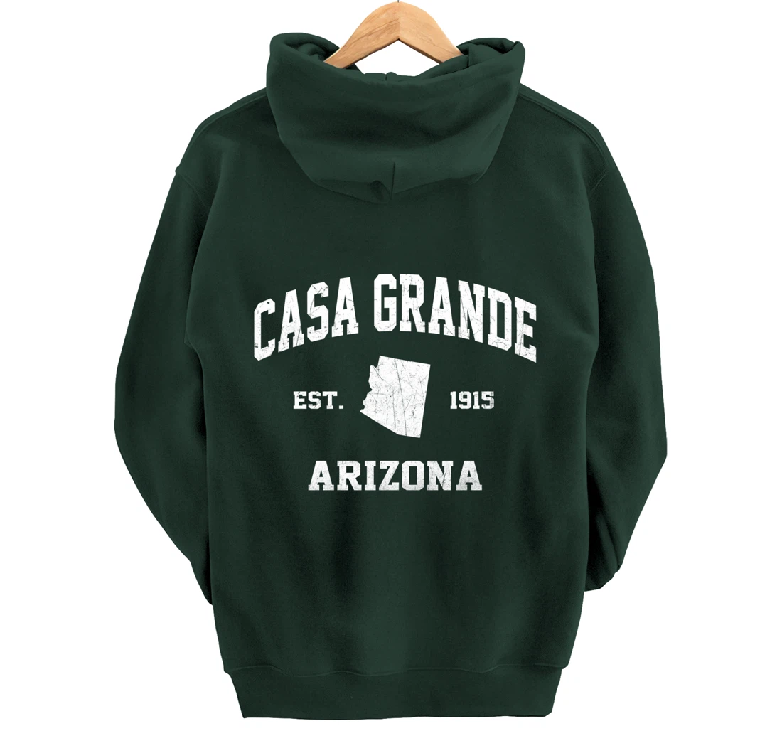 Casa Grande Arizona AZ vintage state Athletic style Pullover Hoodie