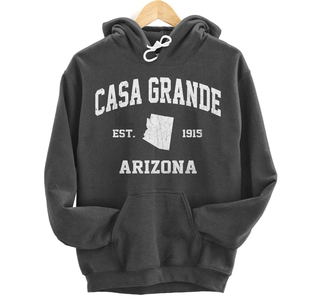 Casa Grande Arizona AZ vintage state Athletic style Pullover Hoodie