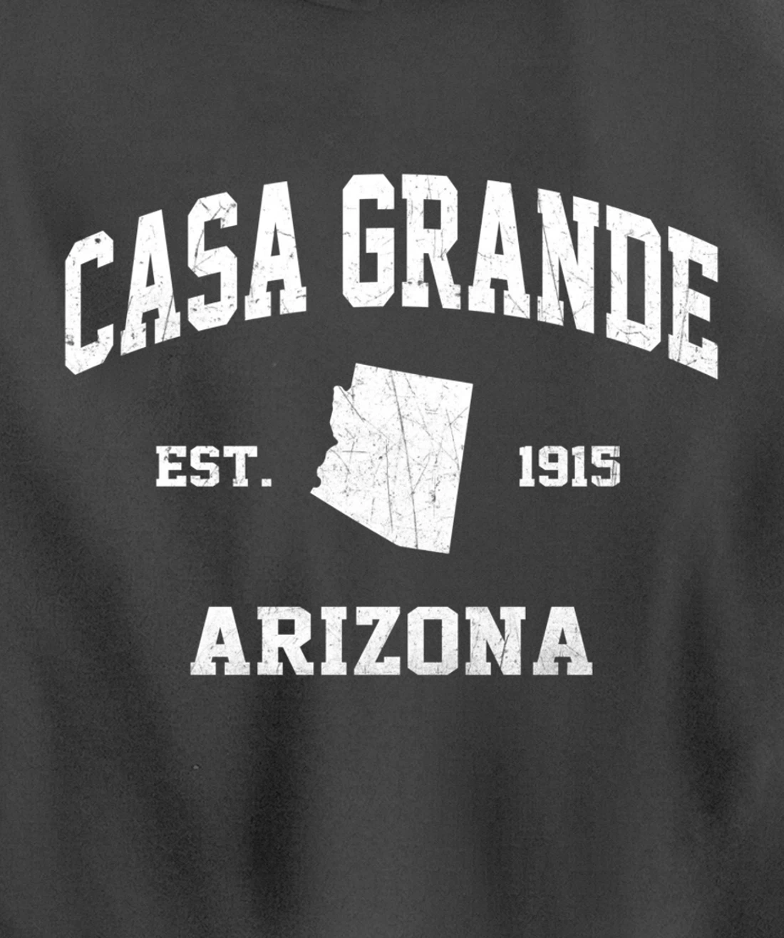 Casa Grande Arizona AZ vintage state Athletic style Pullover Hoodie