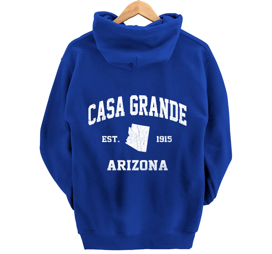 Casa Grande Arizona AZ vintage state Athletic style Pullover Hoodie