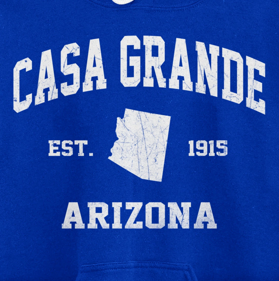 Casa Grande Arizona AZ vintage state Athletic style Pullover Hoodie