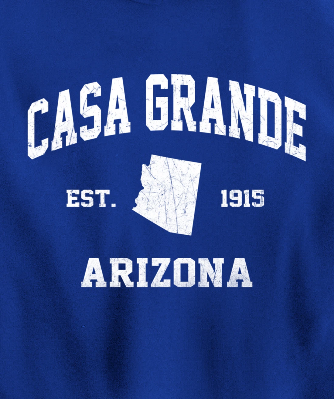 Casa Grande Arizona AZ vintage state Athletic style Pullover Hoodie