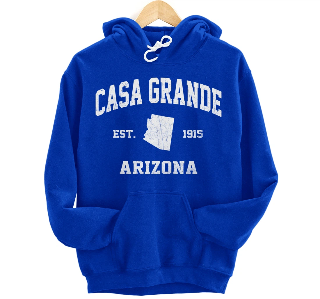 Casa Grande Arizona AZ vintage state Athletic style Pullover Hoodie
