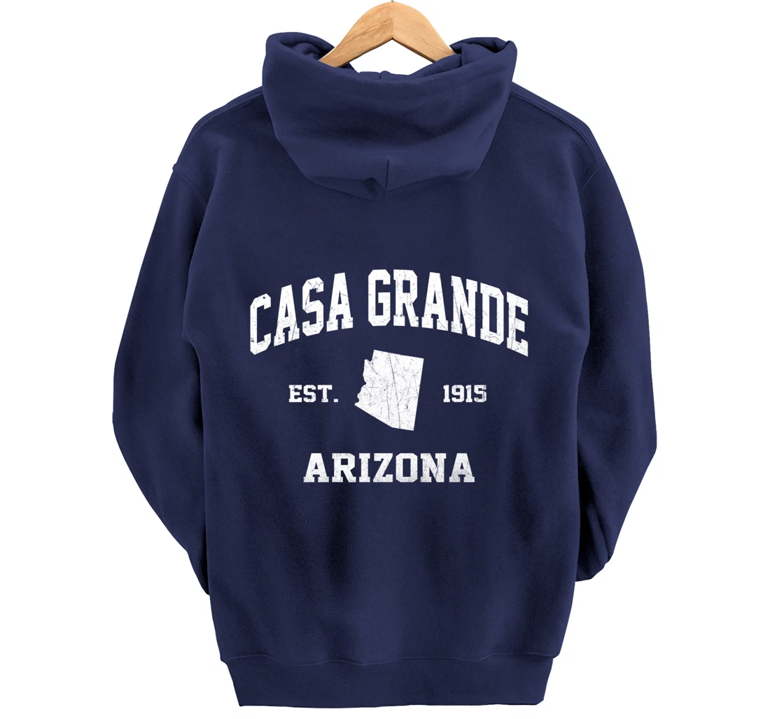 Casa Grande Arizona AZ vintage state Athletic style Pullover Hoodie