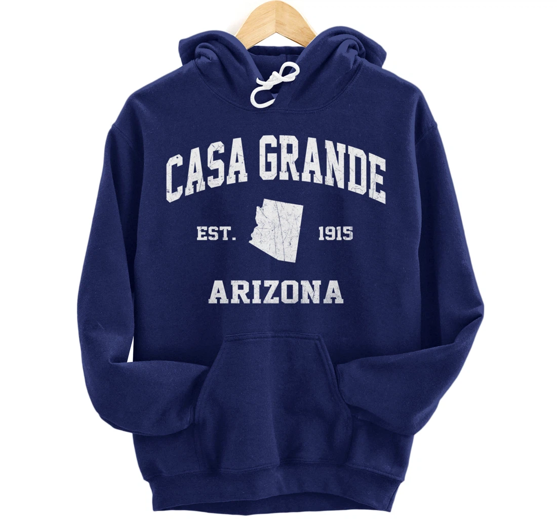 Casa Grande Arizona AZ vintage state Athletic style Pullover Hoodie