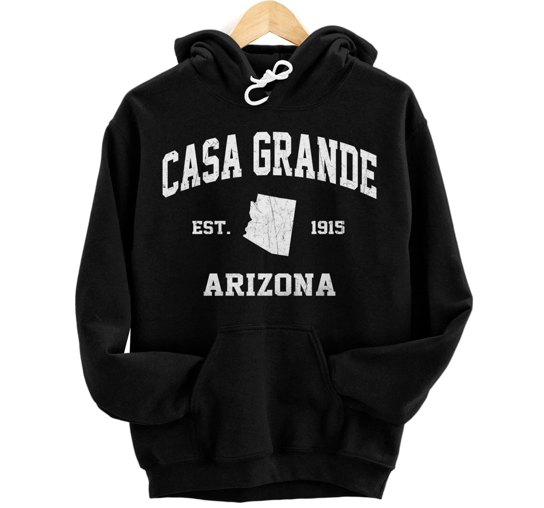 Casa Grande Arizona AZ vintage state Athletic style Pullover Hoodie