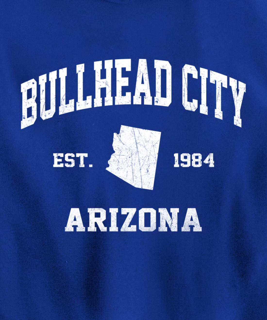 Bullhead City Arizona AZ vintage state Athletic style Pullover Hoodie