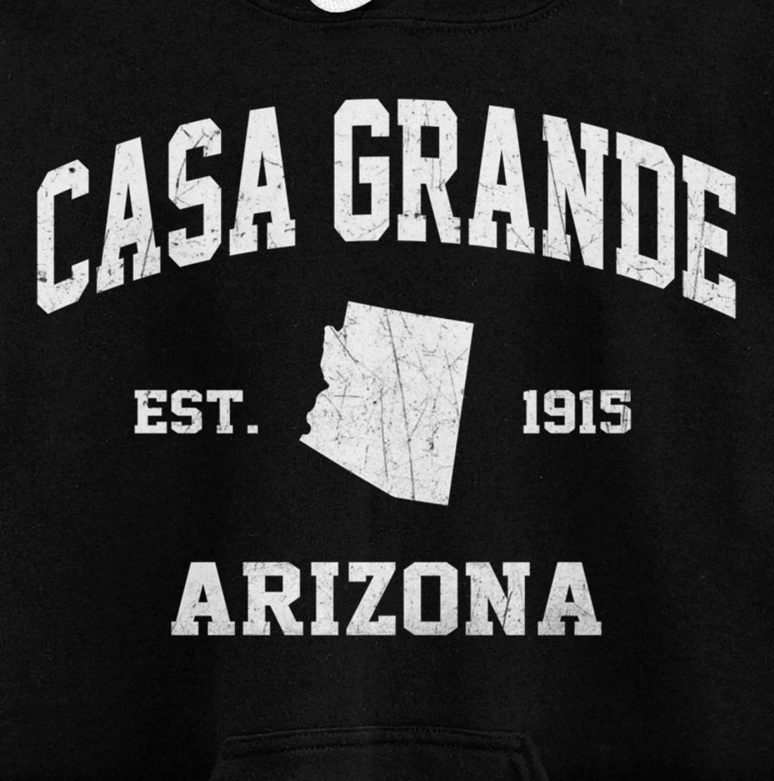 Casa Grande Arizona AZ vintage state Athletic style Pullover Hoodie