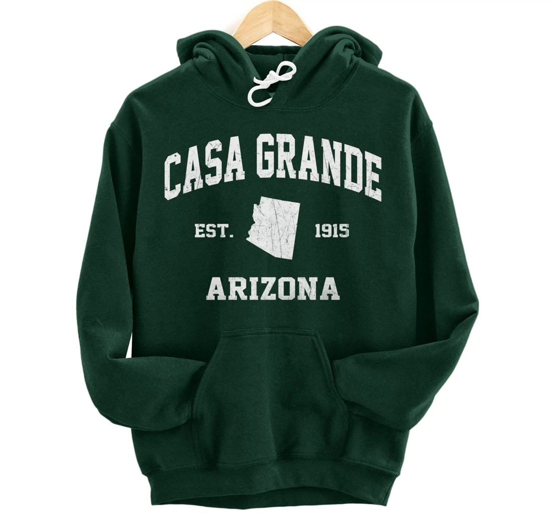 Casa Grande Arizona AZ vintage state Athletic style Pullover Hoodie