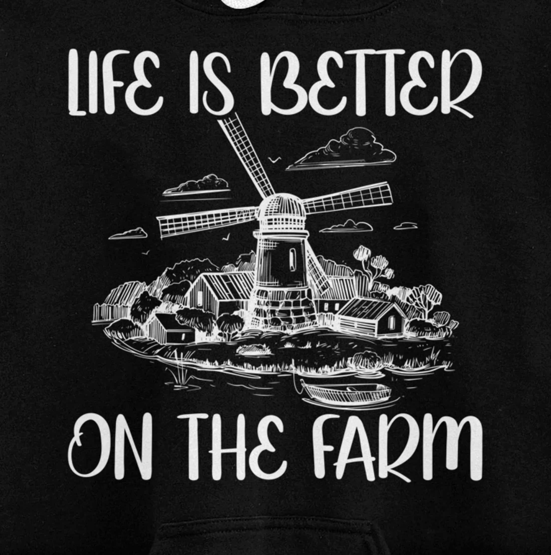 Funny Farm Lover Graphic for Women and Men Farmer Pullover Hoodie