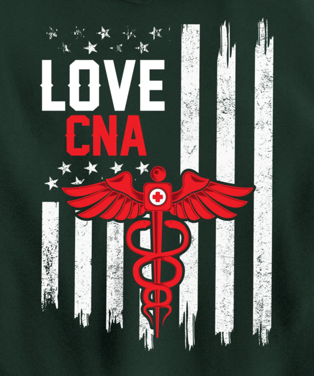 Frontline Medical Medic Workers Love CNA Women Men Pullover Hoodie
